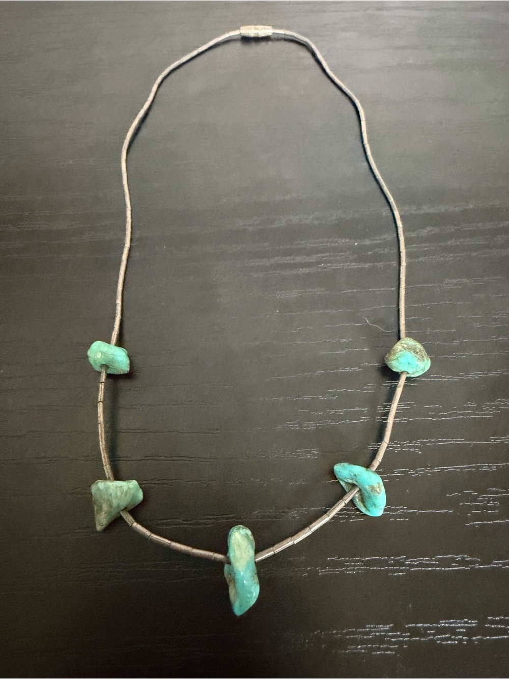 Turquoise Chip Bead Necklace - Women Jewelry